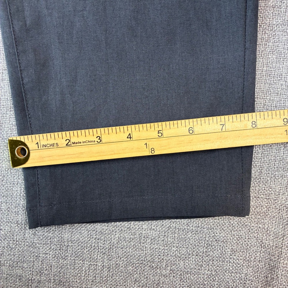Mizzen+Main Helmsman Pants Men 40x32 Gray Slim Fit Performance Stretch Chino - Picture 9 of 9